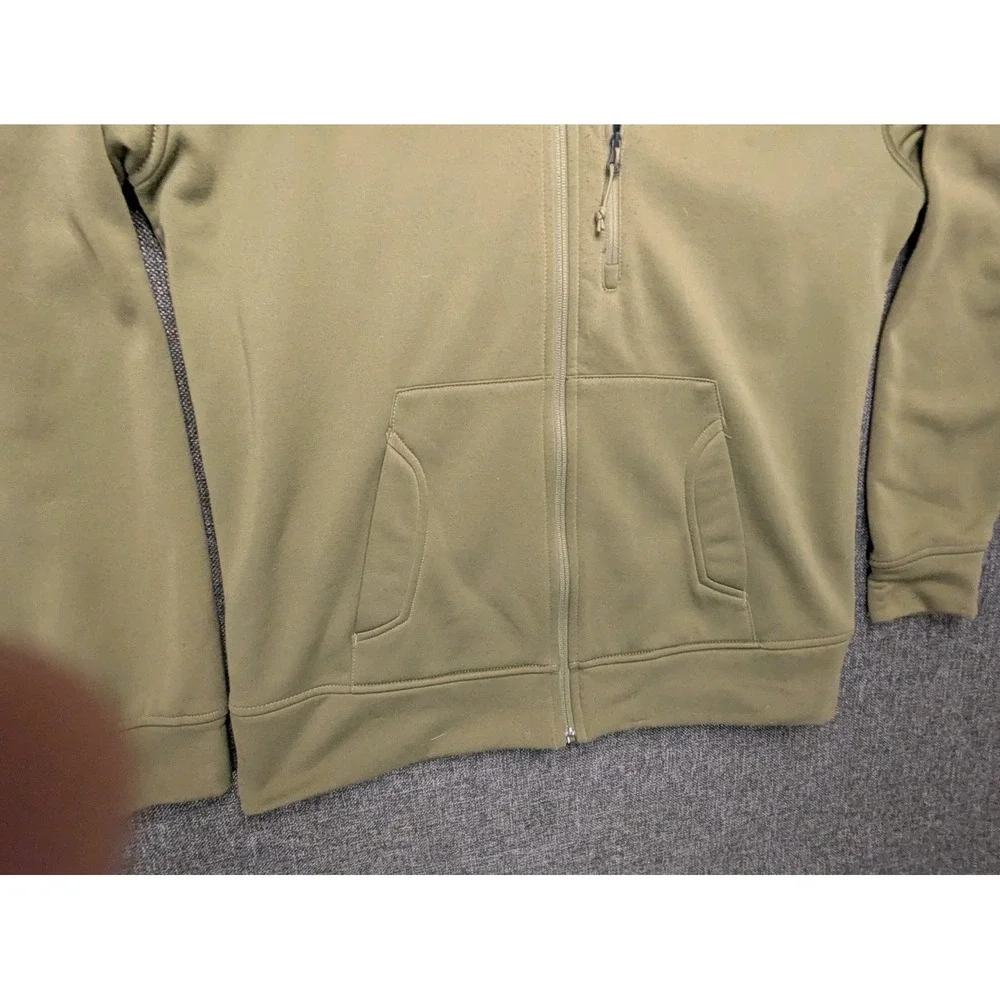 The North Face Performance Hoodie Medium Green‎ Long Sleeve Pullover Sweatshirt